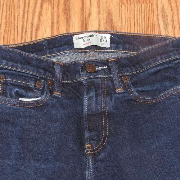 Abercrombie Kids Straight Boys Jeans Slim 13/14 - Picture 2 of 5